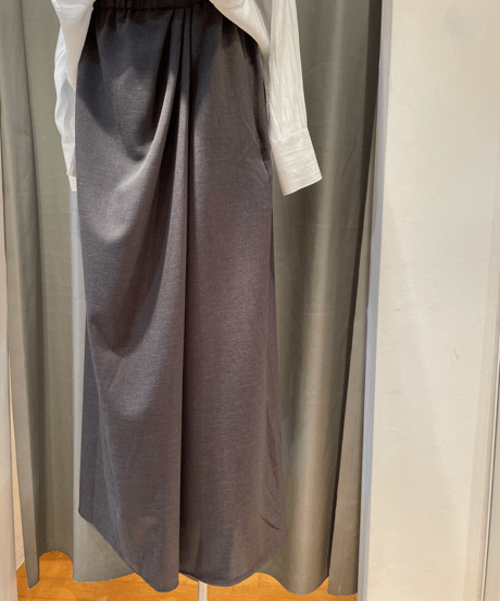 FLORENT / 2308F03001 / OZAWA TWILL VERNO LONG SKIRT