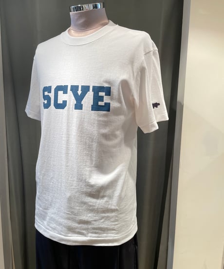 SCYE BASICS /5725-21701/コットンジャージーカレッジ T-シャツ(unisex)