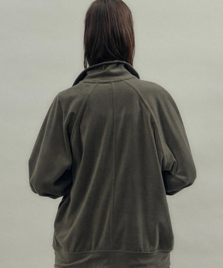 FLORNT/2505F06016 /ベロアジップアップジャケット