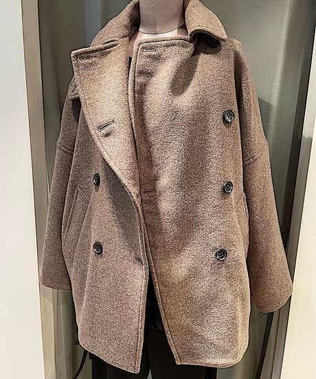 FLORENT / 2208F02005 / RECYCLED WOOL SHORT COAT