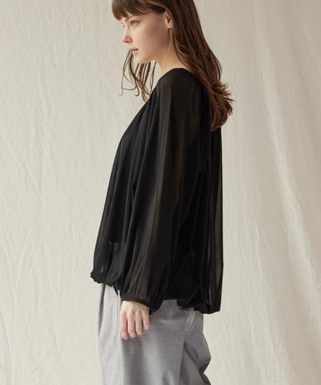 FLORENT/2502F06001/ナイロンチュールトップ