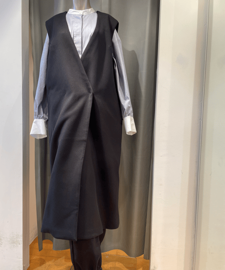 FLORENT / "2023 fall" / 2305F08003 / KERSEY LONG GILET
