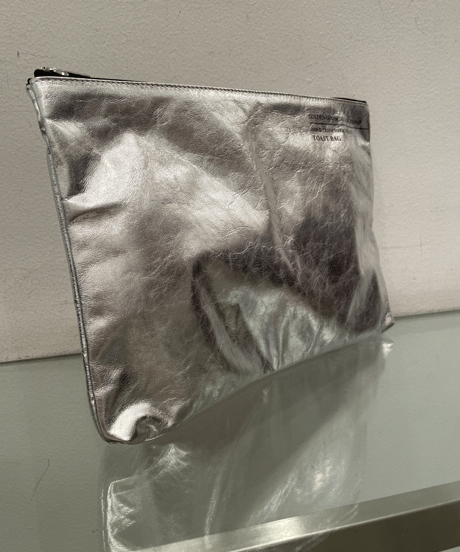 GOLDEN GOOSE DELUXE BRAND / G29WA244/ metallic silver shiny clutch bag