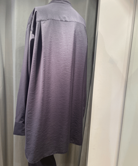 FLORENT / 2211F01010 / SHEER BAND COLLAR BLOUSE