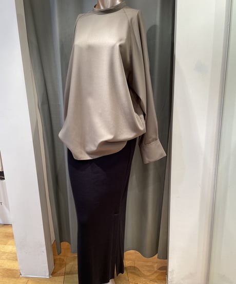 FLORENT / 2205F06013 / SOFT COTTON RIB SKIRT