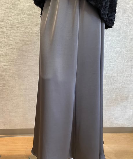 FLORENT / 2511F03001 / ダブルサテンロングスカート