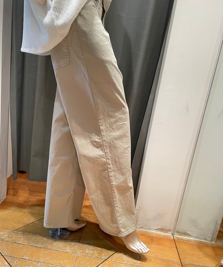 FLORENT/2505F04003/オーガニックコットンチノパンツ