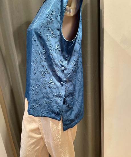 08sircus / S23SS-TS01 /  Jacquard sleeveless top /