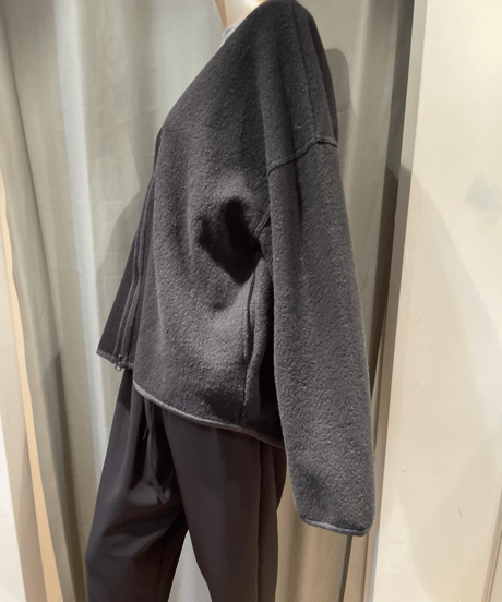 FLORENT / 2308F06010 / PILE KNIT JACKET