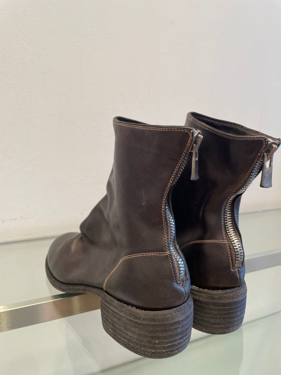 定価132000円 wjk グイディ・ヴィッテロフィオーレ バックジップブーツ