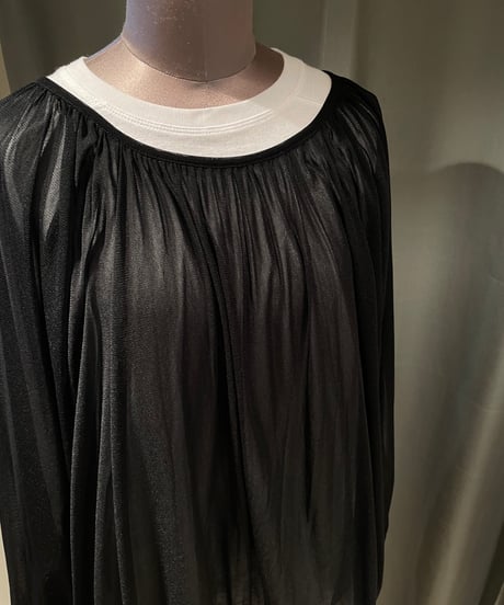 FLORENT/2502F06001/ナイロンチュールトップ