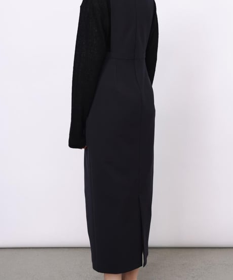 FLORENT / 2308F05001 / DOUBLE CLOTH JUMPER DRESS