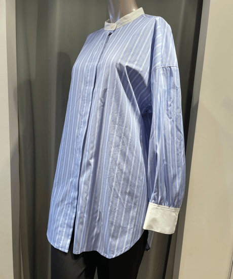 FLORENT / "2023 fall" / 2305F06007 / CLERIC BAND COLLER SHIRT