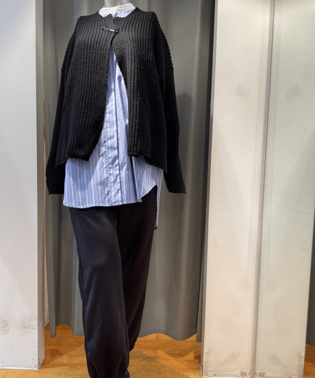FLORENT /2305F07011 / RIB KNIT CARDIGAN