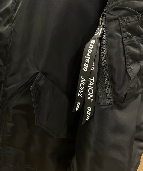 08sircus × TAION down long MA-1 reversible/S25AW-OT04