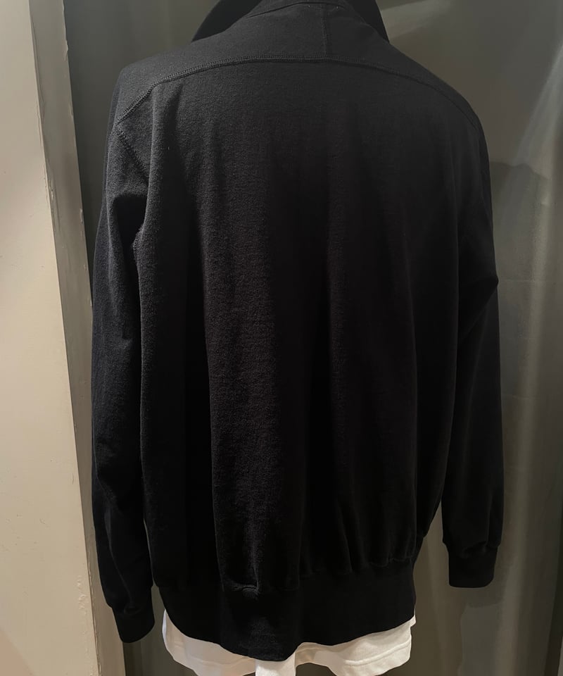 Scye / Tight Tension Cotton Jersey Zip Up Top /