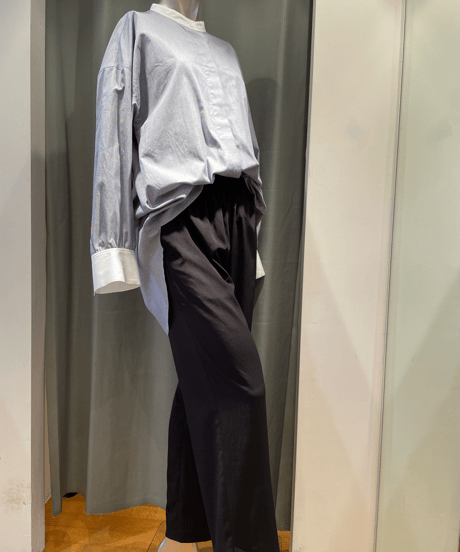 FLORENT / "2023 fall" / 2305F06007 / CLERIC BAND COLLER SHIRT