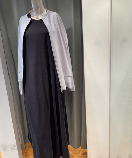FLORENT / 2402F06017/ コットンスリーブレスドレス
