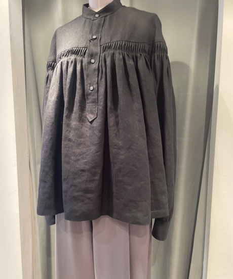 SCYE /  2024 S/S / 1224-31005 / Organic Linen Tucked Blouse
