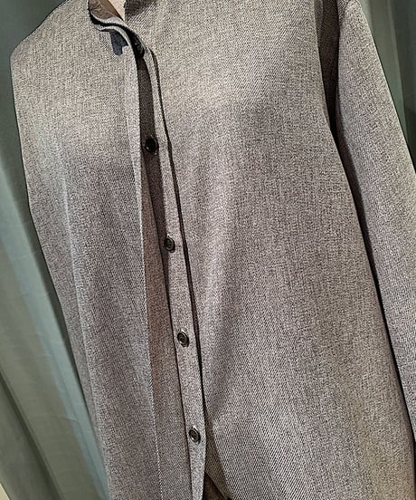 FLORENT / 2208F01007  /MELANGE PL BLOUSE