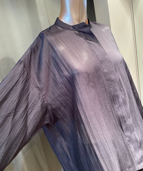 FLORENT / " 2023 fall "    230501002 / SHEER WASHER BLOUSE