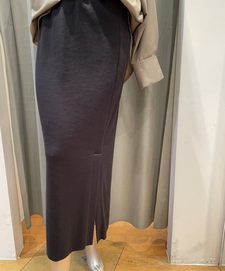 FLORENT / 2205F06013 / SOFT COTTON RIB SKIRT