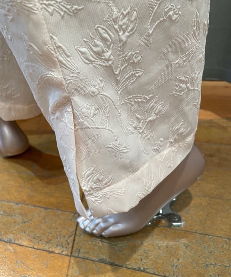 08sircus / S23SS-P09 /  jacquard slit easy pants