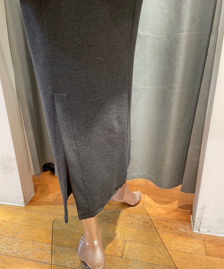 FLORENT / 2211F06015 /BACK SLIT SKIRT