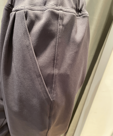 FLORENT / 2311F06005 / ツイルジャージインサイドスリットパンツ