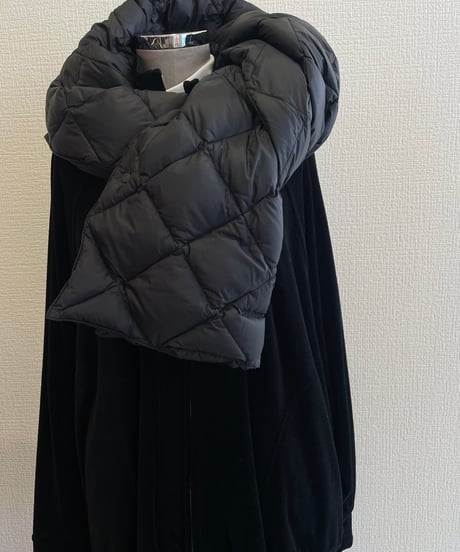 08sircus × TAION  / down stole / S25AW-AC01/ Black color
