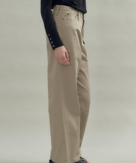 FLORENT/2505F04003/オーガニックコットンチノパンツ