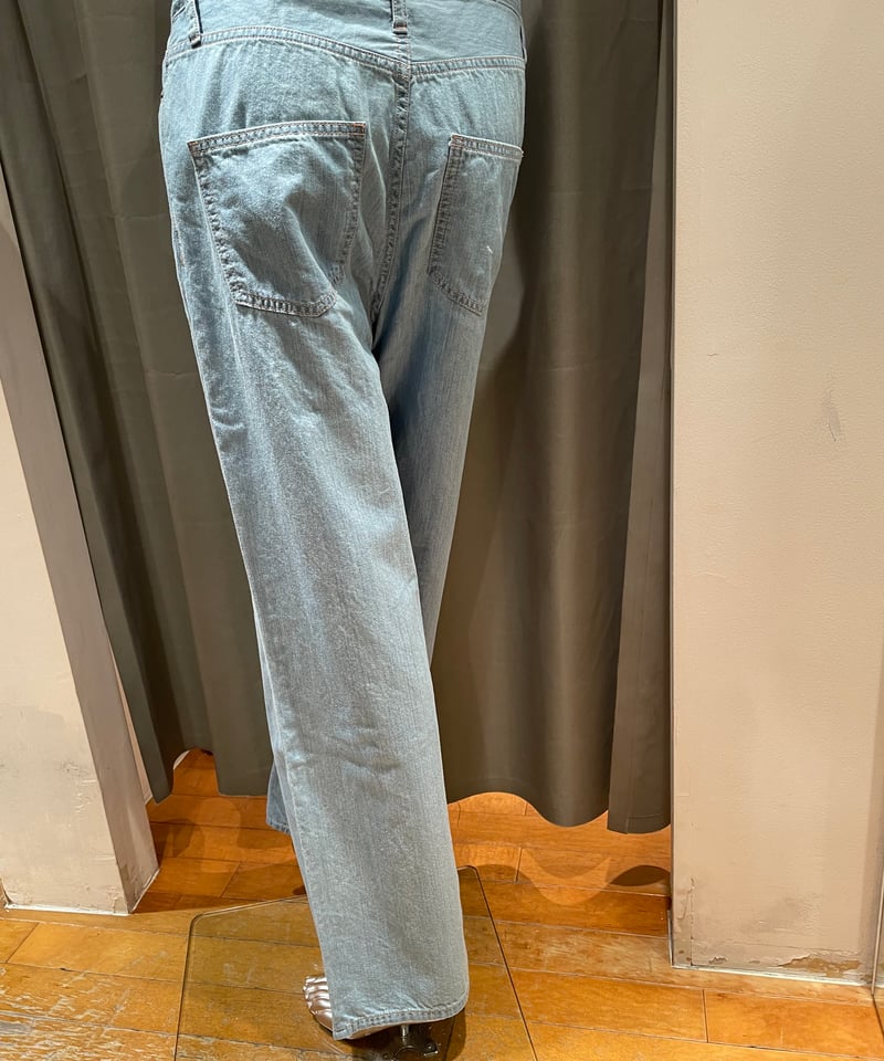 FLORENT 11OZ コットンデニムパンツ COTTON DENIM SHIRT | BLOUSES | Florent｜フローレント