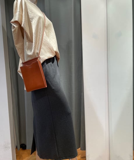 FLORENT / 2211F06015 /BACK SLIT SKIRT