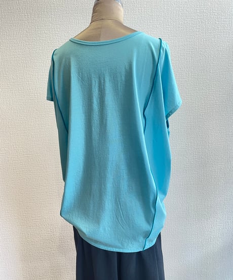 Audrey and John Wad / L6916 /スーピマコットントリミングTシャツ