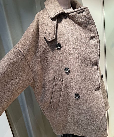 FLORENT / 2208F02005 / RECYCLED WOOL SHORT COAT