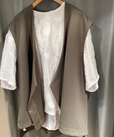 FLORENT / 2211F06008 /PONTE FABRIC GILET
