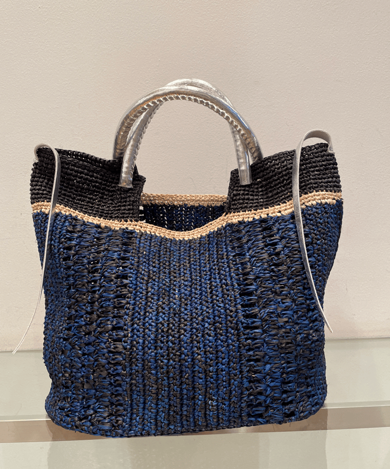 A POINT ETC★アポワンウテセ★ラフィア★かごバッグ A POINT ETC / アーポワンウテセ | ラフィア かごトートバッグ