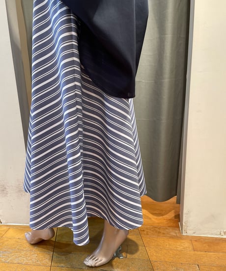 Munich / MN231S37 / stripe flere skirt