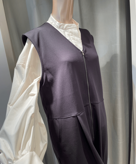 FLORENT 2024/ Spring /  2311F06007 / V neck zip All in One