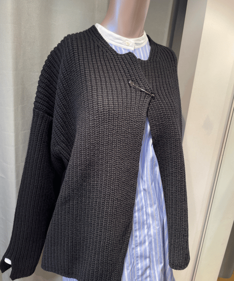 FLORENT /2305F07011 / RIB KNIT CARDIGAN
