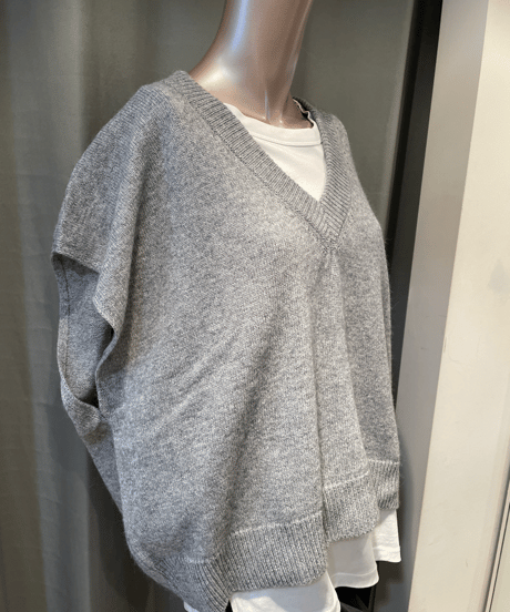 FLORENT / 2305F07008 / VNECK KNIT VEST