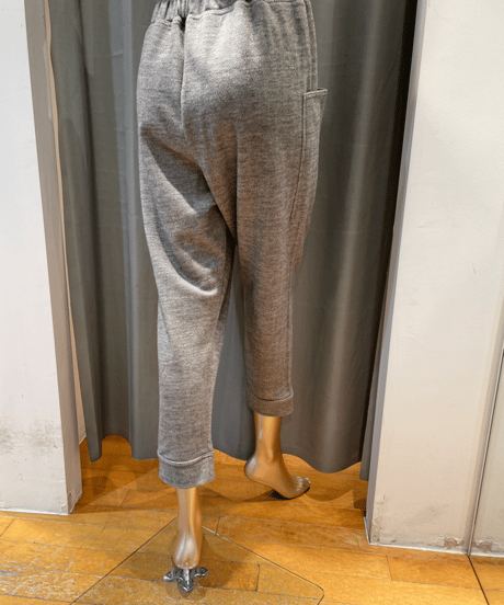 FLORENT / 2308F06007 /HERRINGBONE JERSEY TAPERED PANTS