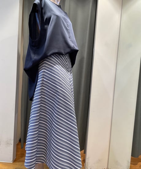Munich / MN231S37 / stripe flere skirt