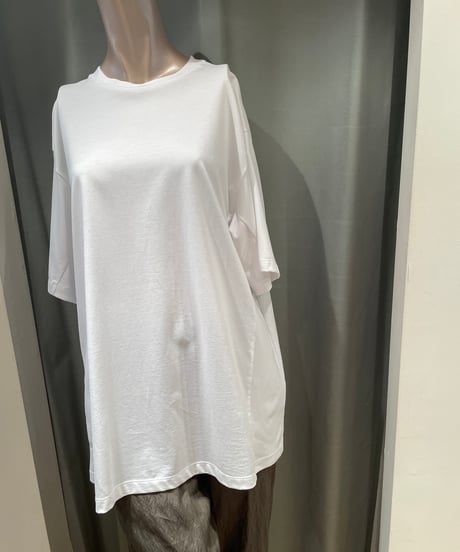 08sircus / S25SS-CS06 /Organic cotton cross jersey over tee(unisex)