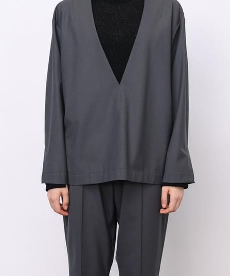 FLORENT / 2308F01005 / VNECK PULLOVER BLOUSE