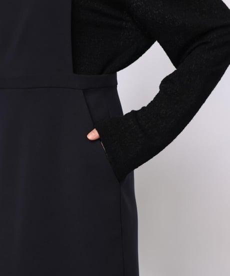 FLORENT / 2308F05001 / DOUBLE CLOTH JUMPER DRESS