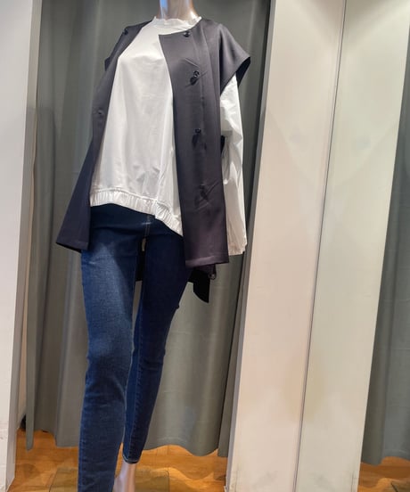 FLORENT / "2023 fall "/ 2305F02003 /  TWILL STRETCH VEST