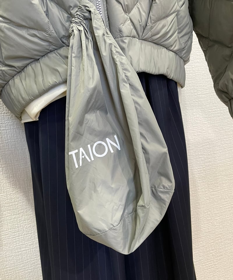 08sircus × TAION down detachable short blouson