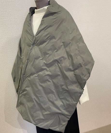 08sircus × TAION  / down stole / S25AW-AC01/ moss gray color