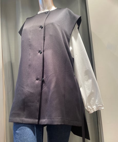 FLORENT / "2023 fall "/ 2305F02003 /  TWILL STRETCH VEST